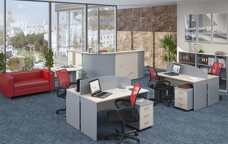 Набор мебели в офис IMAGO набор для начальника отдела в Мурманске - изображение 1